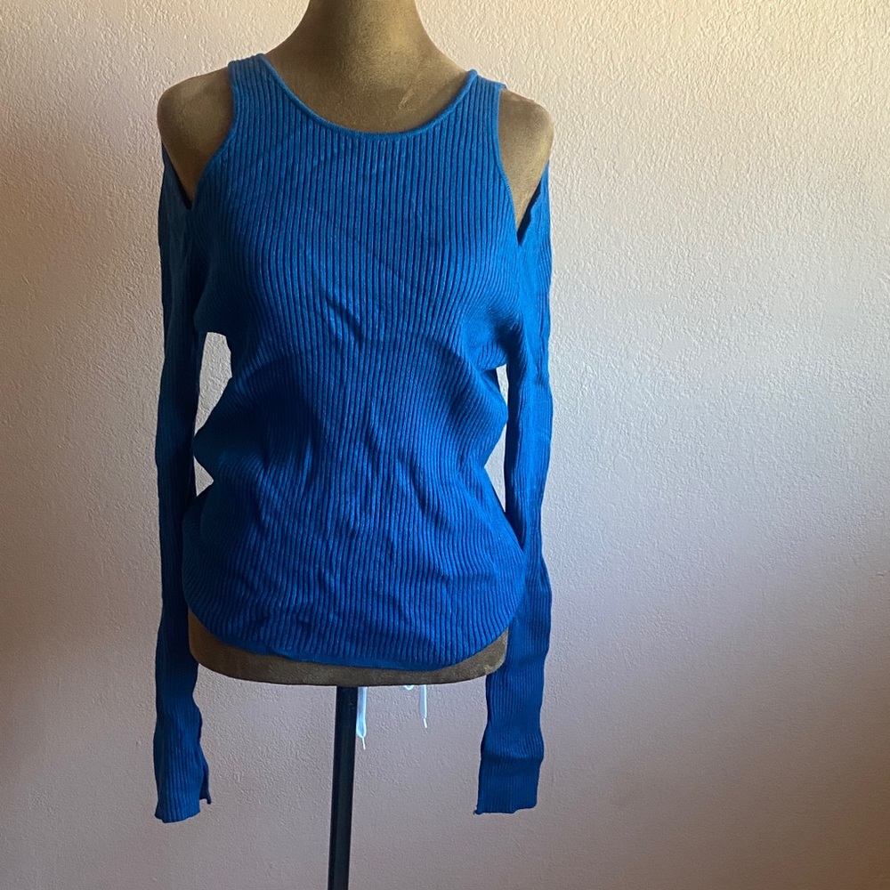 Calvin Klein Vibrant Blue Knit Top